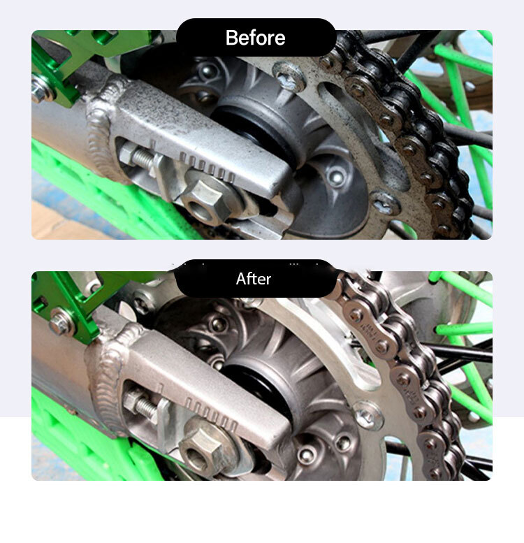 Cleaning motorcycle online chain