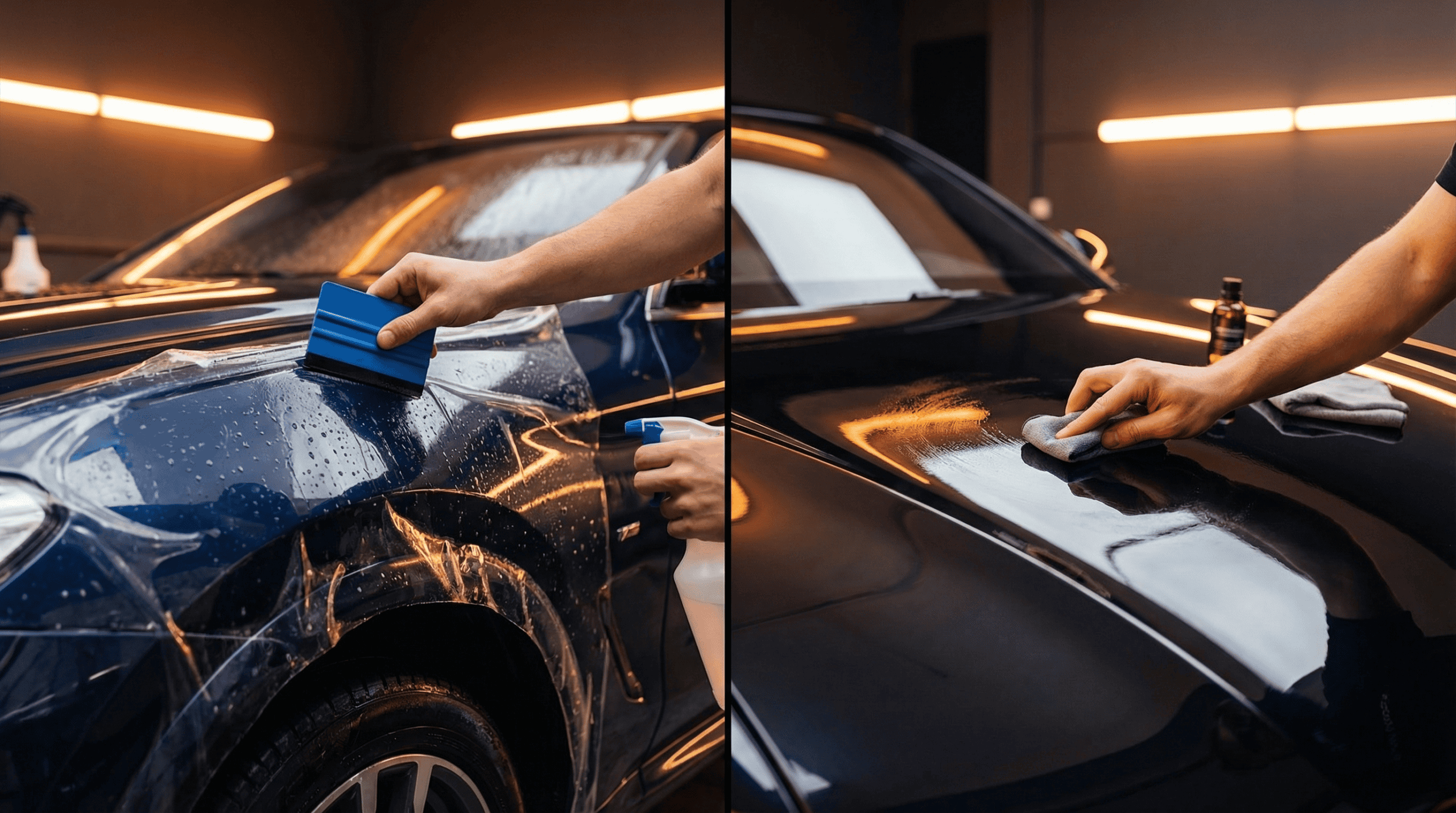 Paint protection film cost breakdown chart for Indian car categories